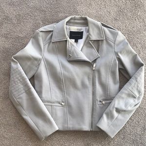 Light gray Moto Jacket